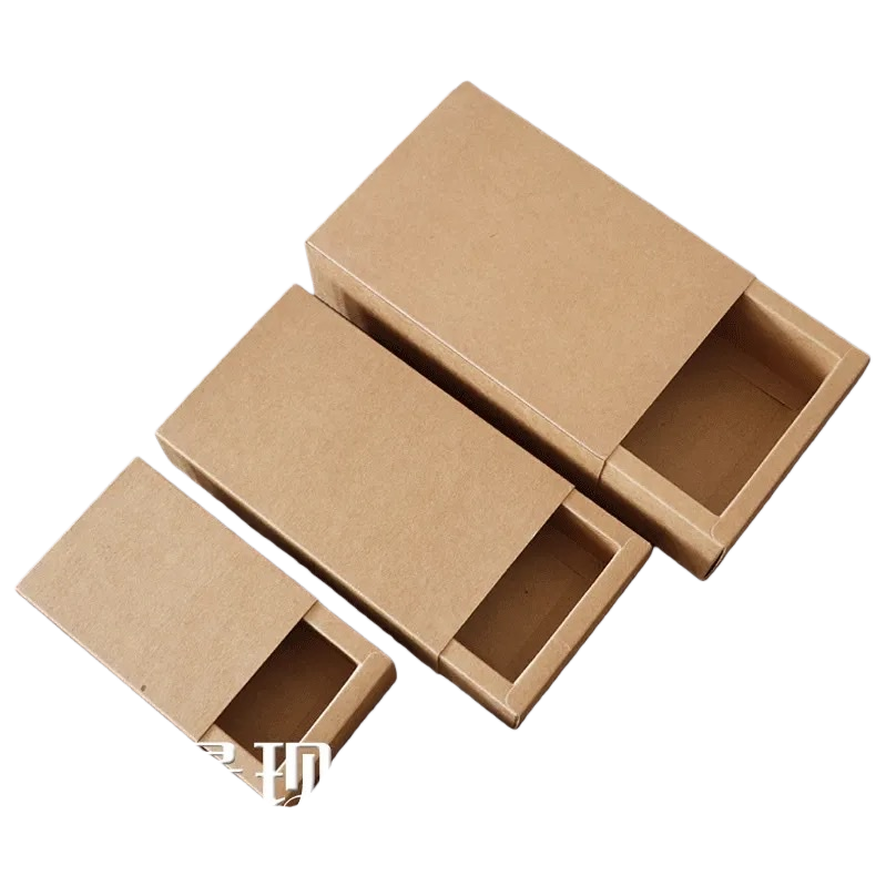 Brown paper box packaging, gift box, simple and environmentally friendly paper packaging Item Picture