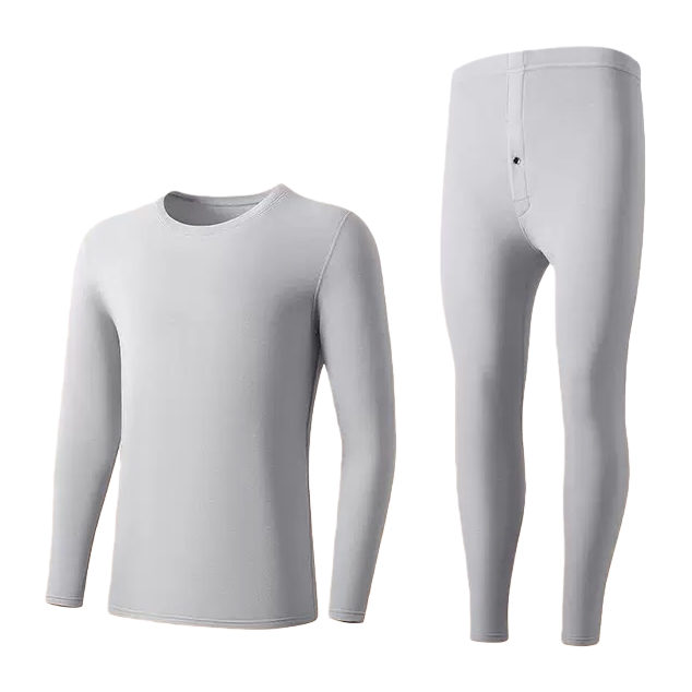 Cloud Mist Grey Lyocell Blended Cashmere and Silk Constant Temperature Warm Home Set Item Picture