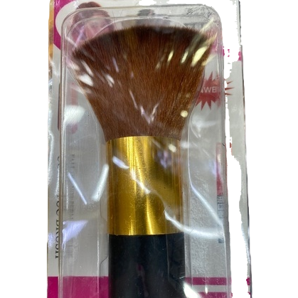 حلقة معدنية ذهبية سوداء مقبض أسود، فرشاة شعر من الشعر Item Picture