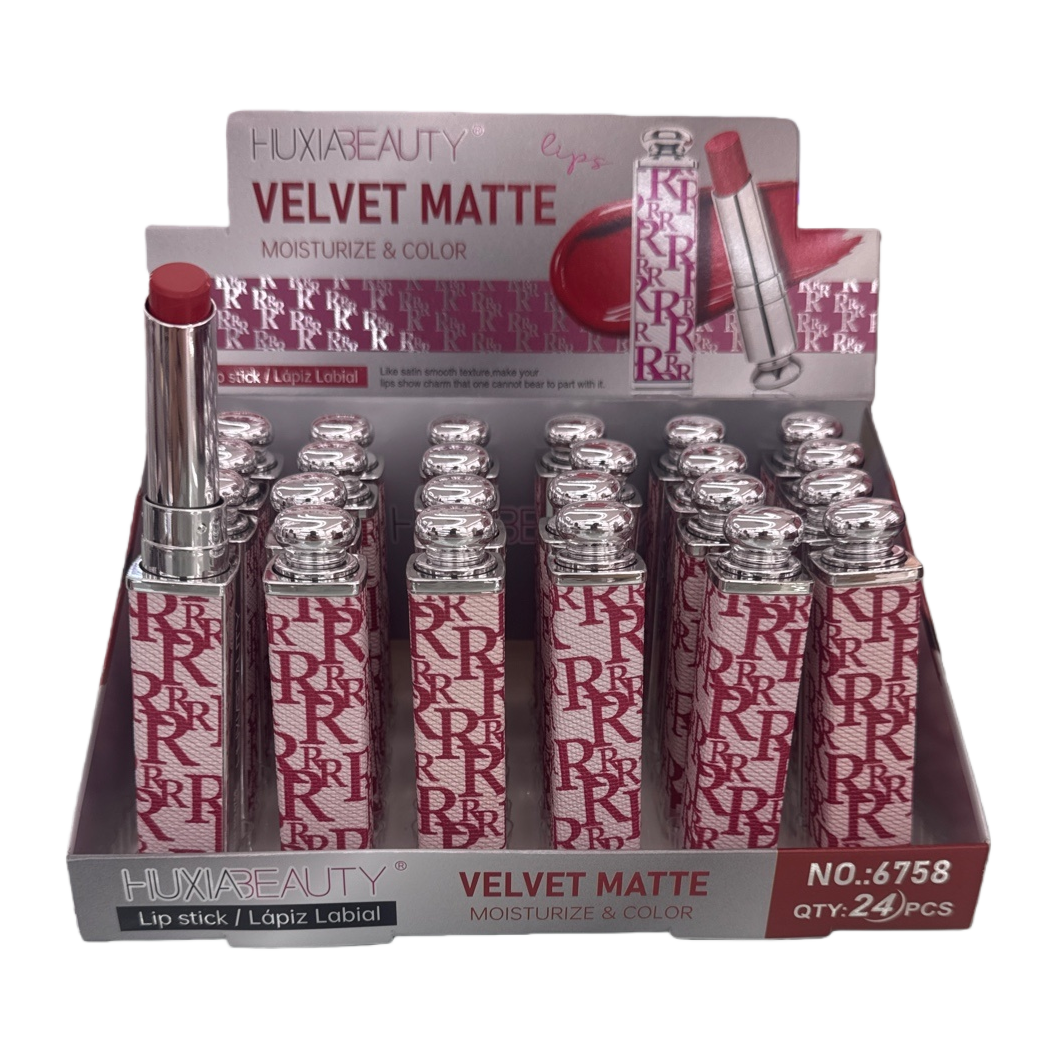 Red lipstick for moisturizing, hydrating, color-enhancing and long-lasting matte finish, a new women's makeup product Item Picture