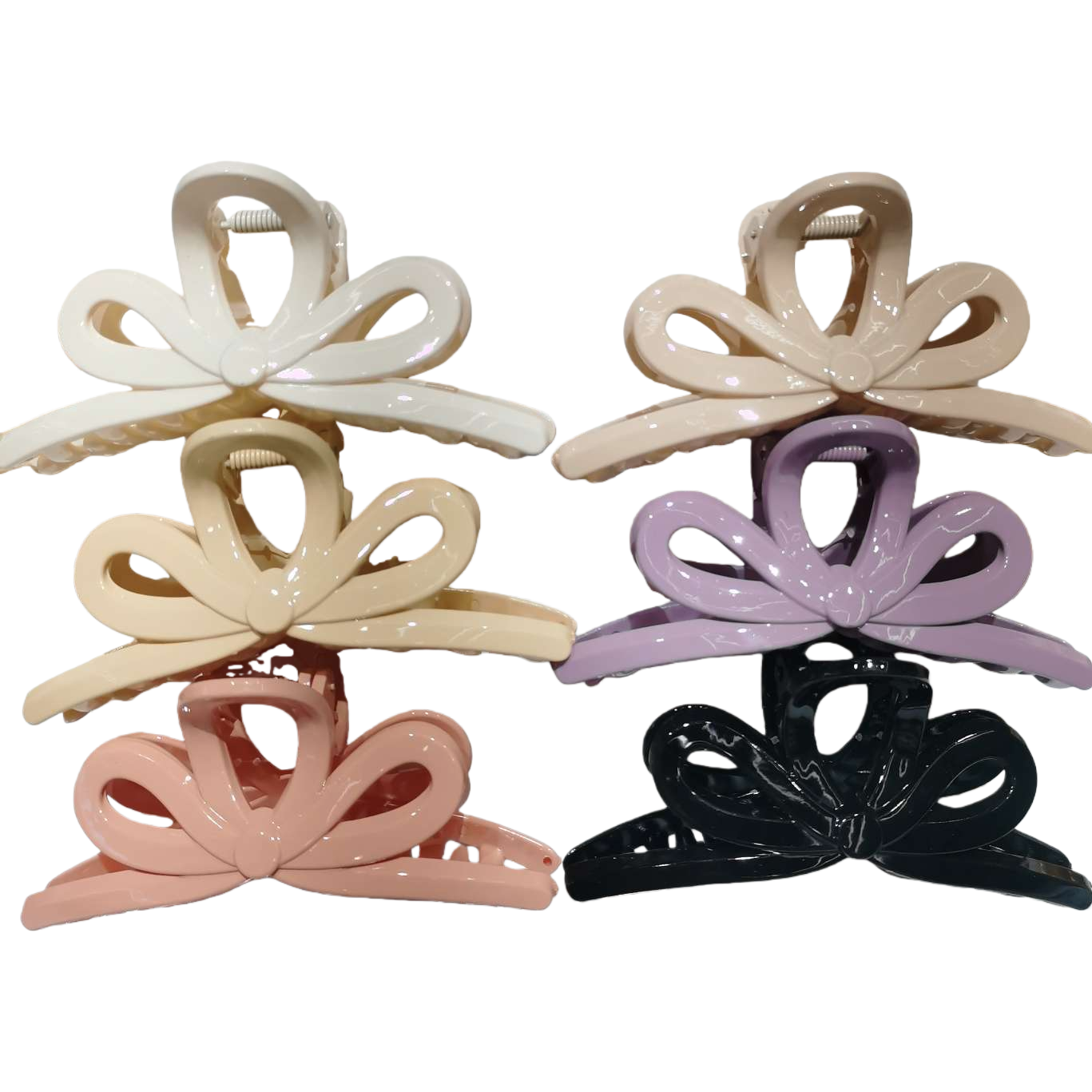 Colorful bow hair clips, cute headwear for girls, sweet style small hair clips Item Picture