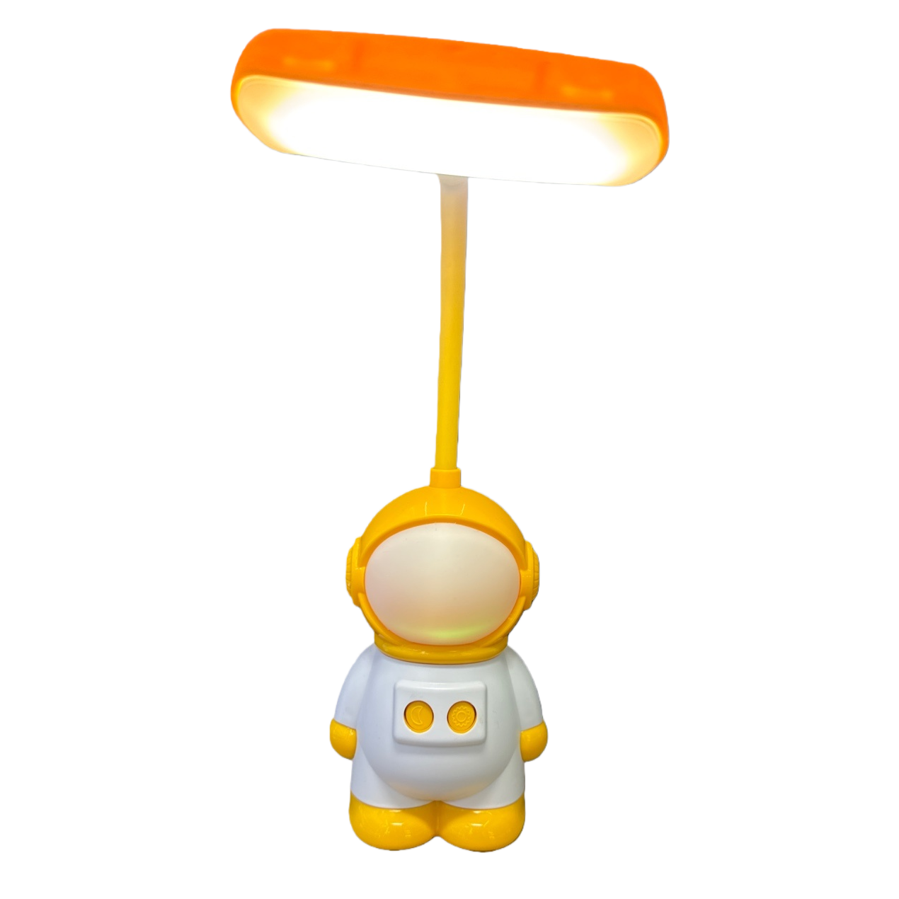 Yellow astronaut shaped desk lamp, creative children's bedroom bedside lamp Item Picture