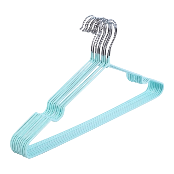 The Nordic-style green coat hanger is a simple, modern and highly load-bearing household hanger without the need for drilling Item Picture