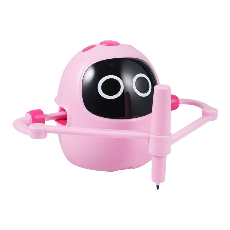 Pink robot children's educational toys, creative decorative items, home decoration Item Picture