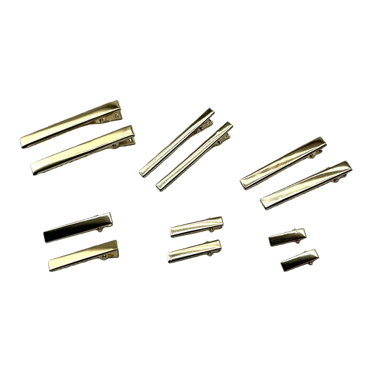 الدبوس الذهبي مطلي بالذهب مضاد للحساسية من الأسنان، ولا يؤذي فروة الرأس Item Picture