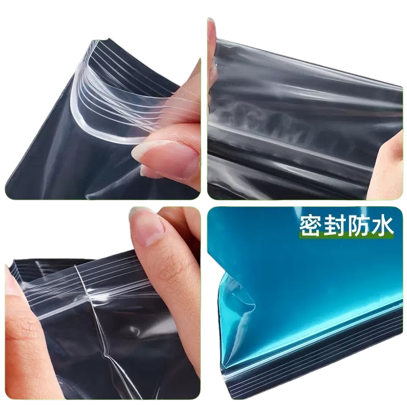Transparent sealed bag, food-grade thickened moisture-proof and fresh-keeping household storage and organization bag Item Picture