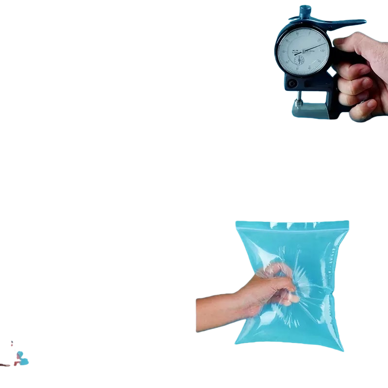 Thickened transparent plastic bag, tear-resistant, food-grade sealed preservation bag, household storage bag Item Picture