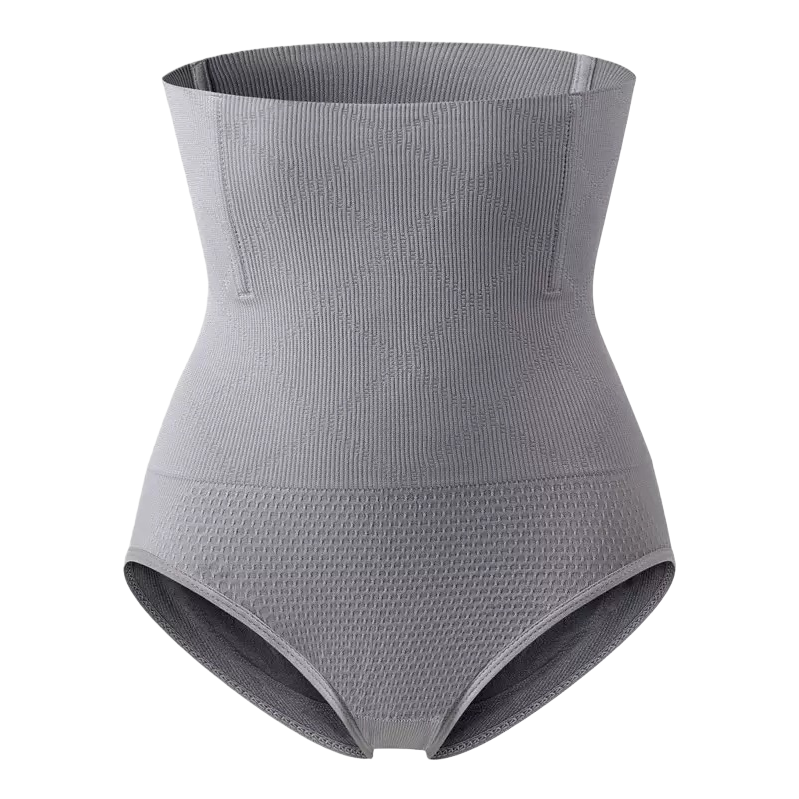 Grey high-waisted shaping pants for slimming, tuck in the abdomen and lift the buttocks. Women's autumn and winter leggings Item Picture