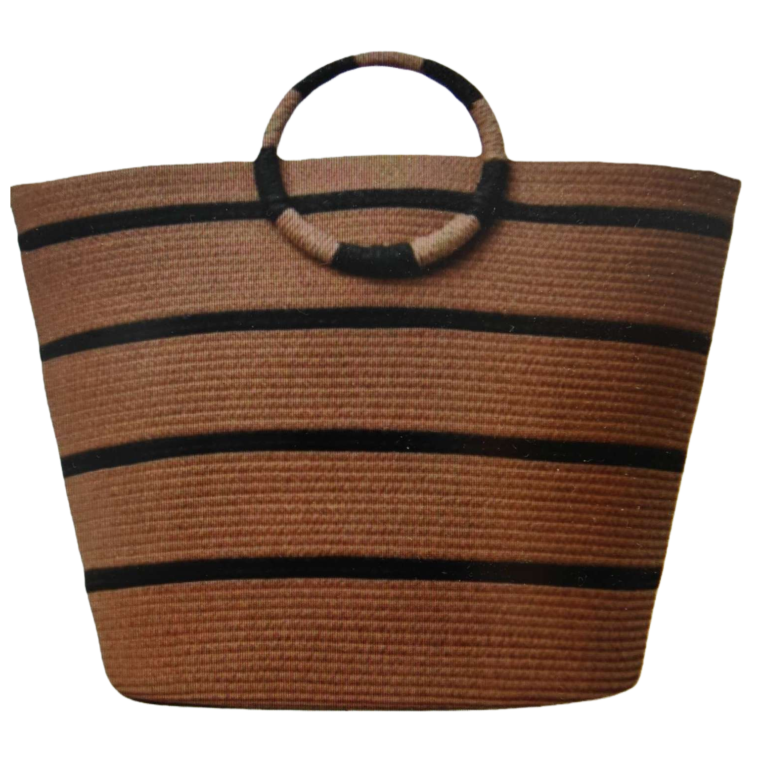 وبطاقة الشحن اليدوية الترفيهية التي تحمل حقائب النسج البني Item Picture