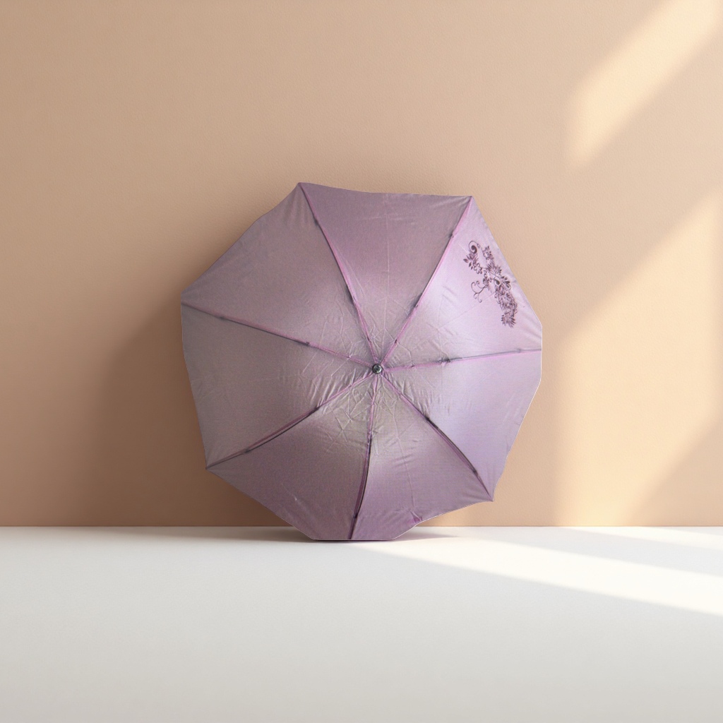 粉色雨伞细节图