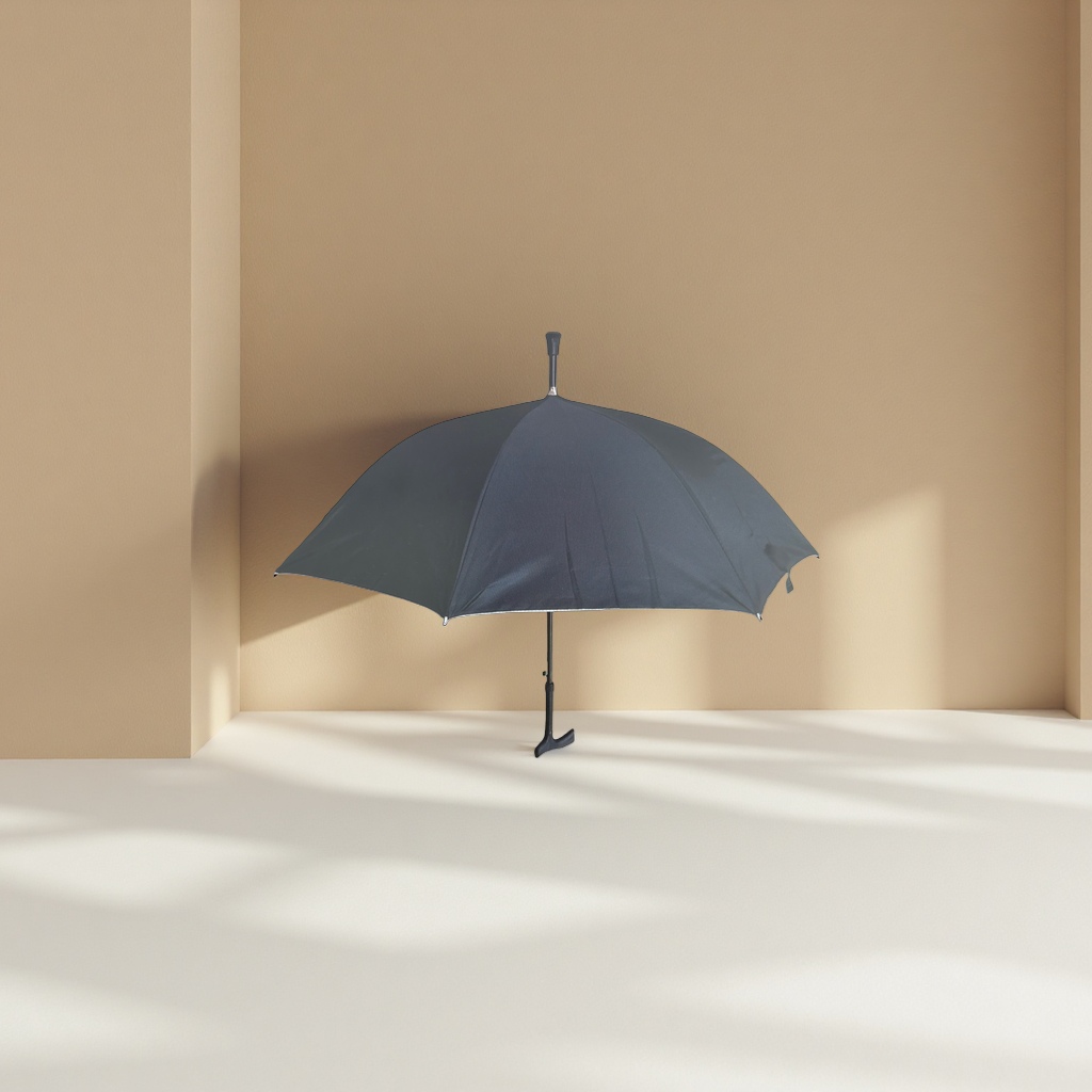 黑色全自动晴雨两用伞 防水防晒轻便折叠遮阳伞图