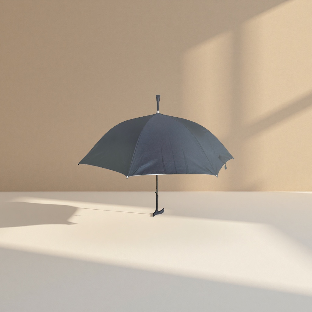 黑色雨伞细节图