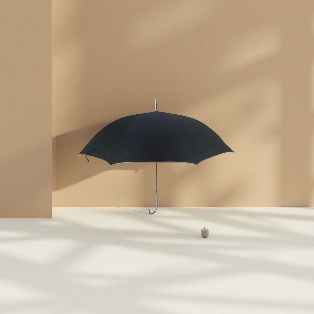 黑色全自动晴雨两用雨伞 防水防晒轻便折叠男士女士通用