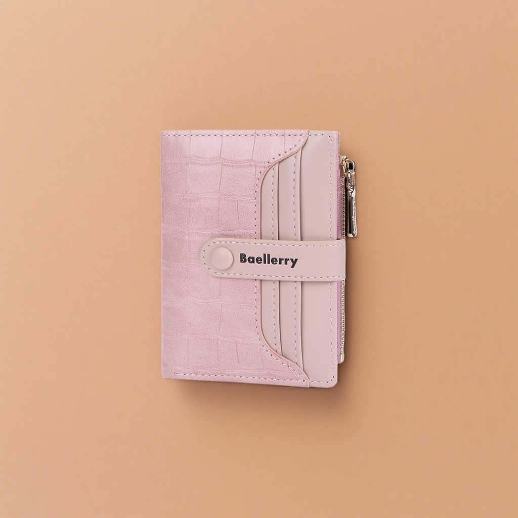 Color rosa cocodrilo patrón Señora Cartera corta cuero genuino pequeño olor versátil moda Application Scenario