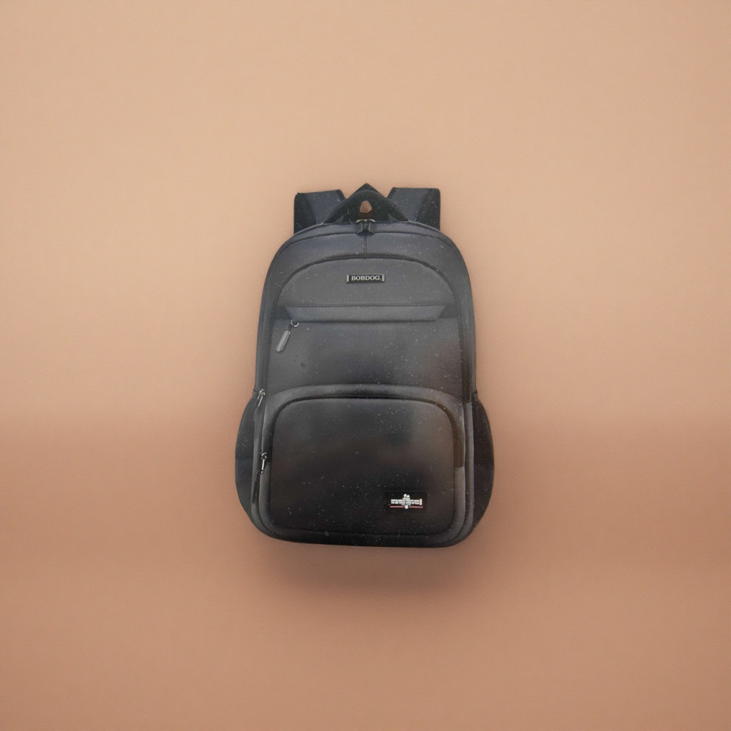The black backpack is simple and has a large capacity. It is a lightweight and durable student commuting travel backpack Specification image