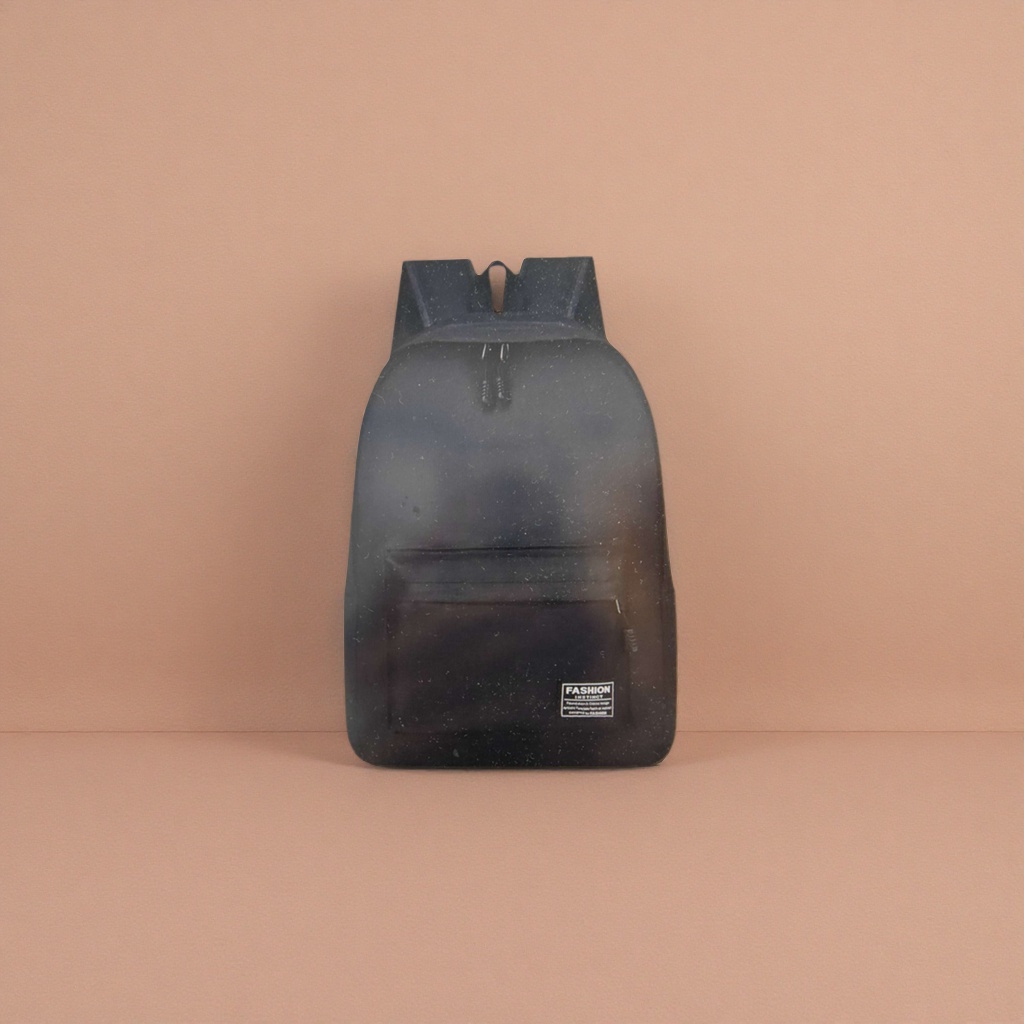 Black backpack, lightweight and large-capacity student commuting travel backpack Specification image