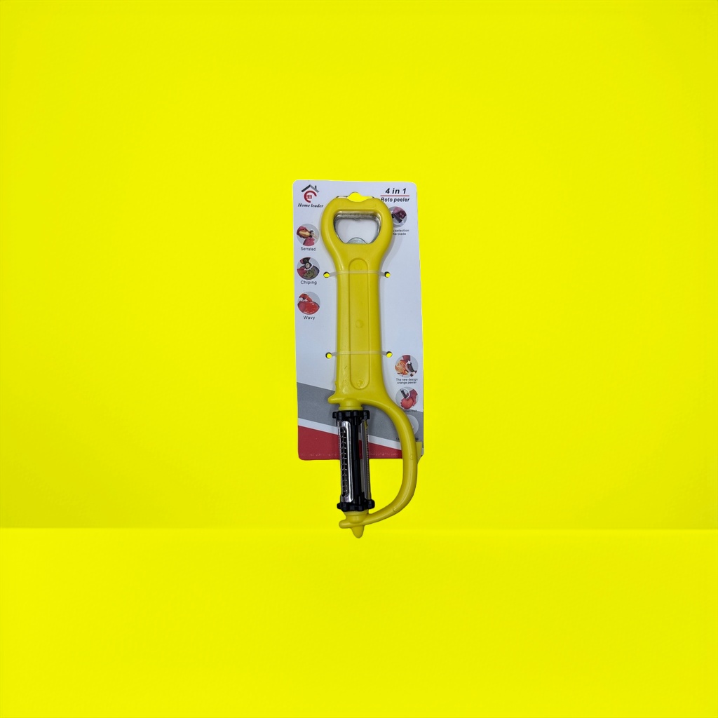 Multi-functional peeler, bottle opener and three-blade head four-in-one P-type peeler Specification image