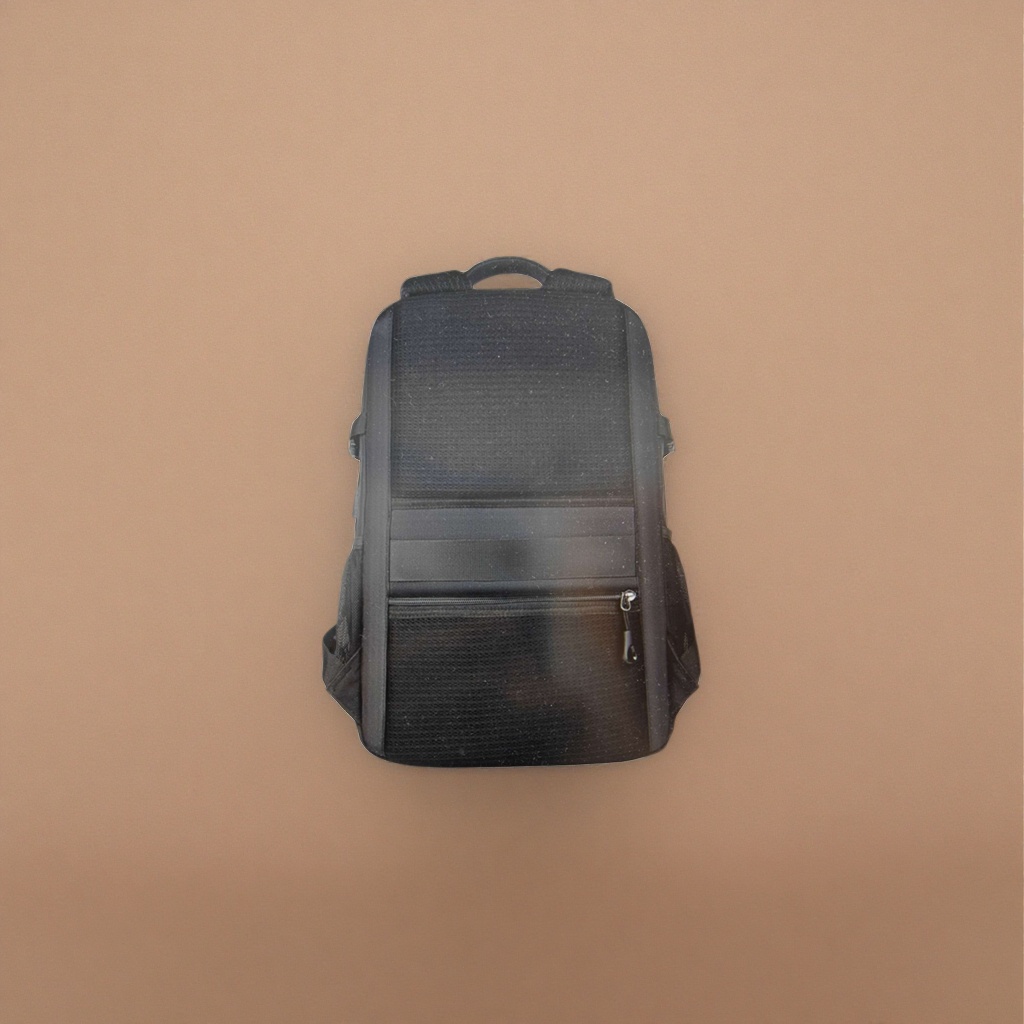 Black mesh breathable lightweight backpack, suitable for both men and women, casual travel backpack Specification image