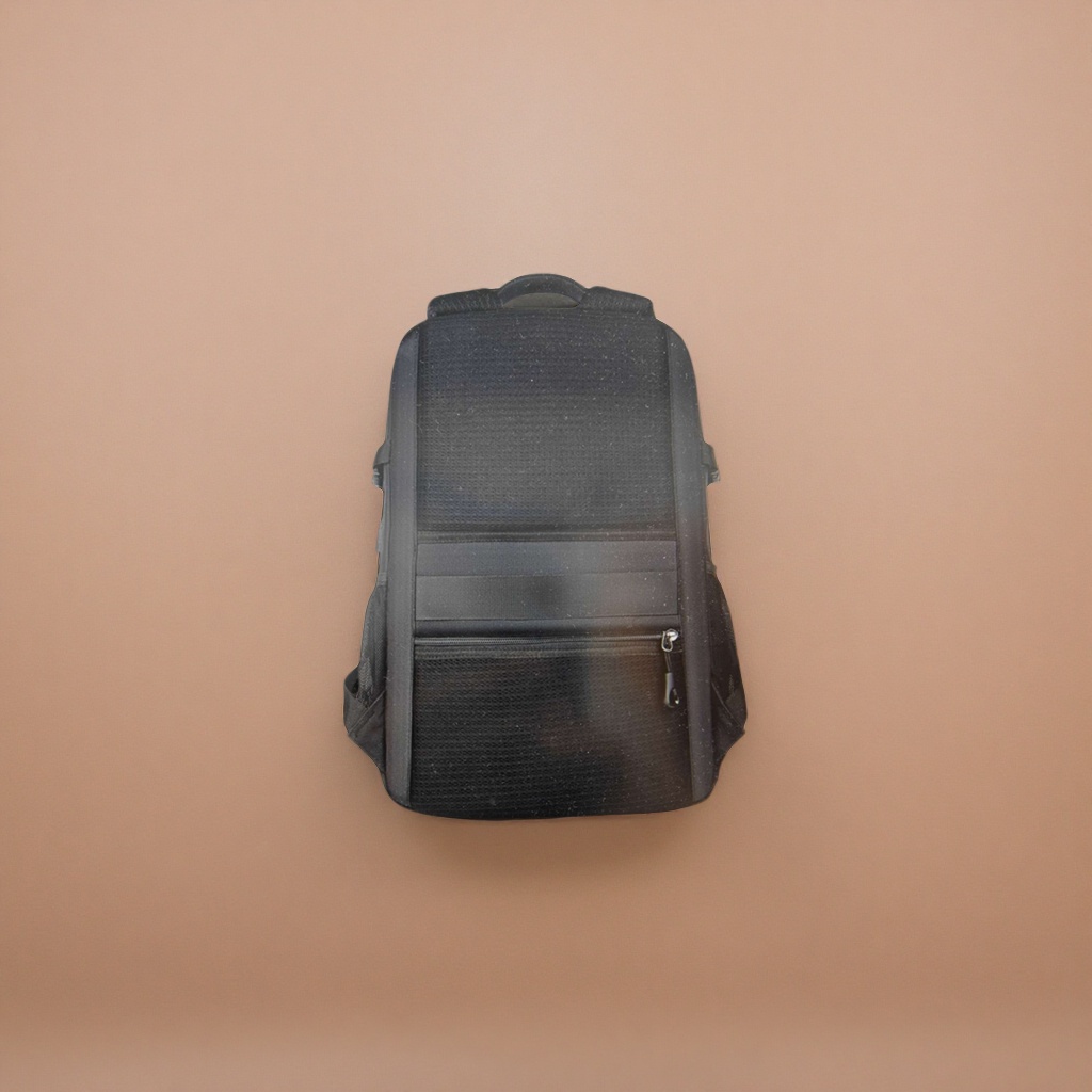 Black mesh breathable lightweight backpack, suitable for both men and women, casual travel backpack details Picture