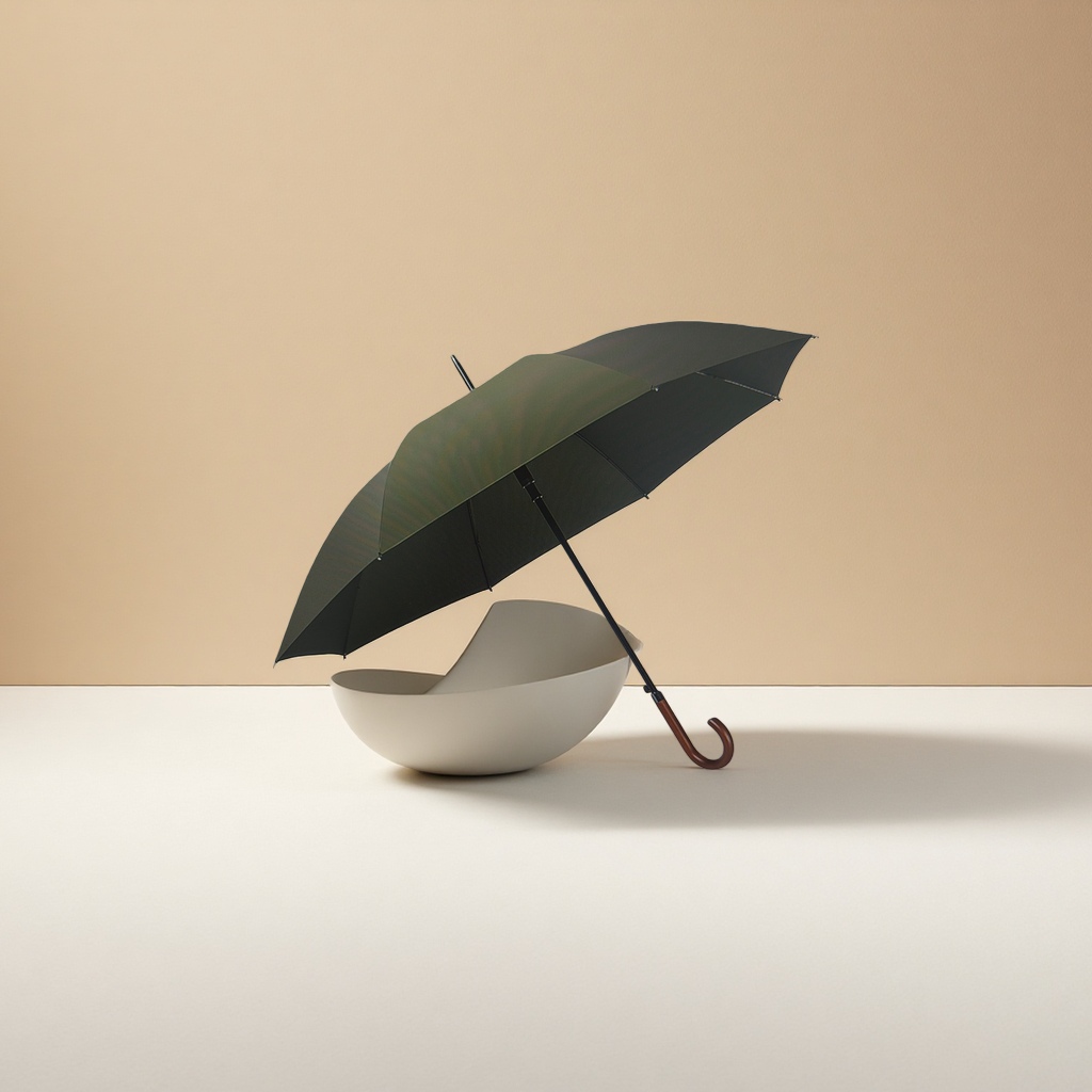 ويفتح الاخضر الداكن المظلة الواقية من الشمس Specification image