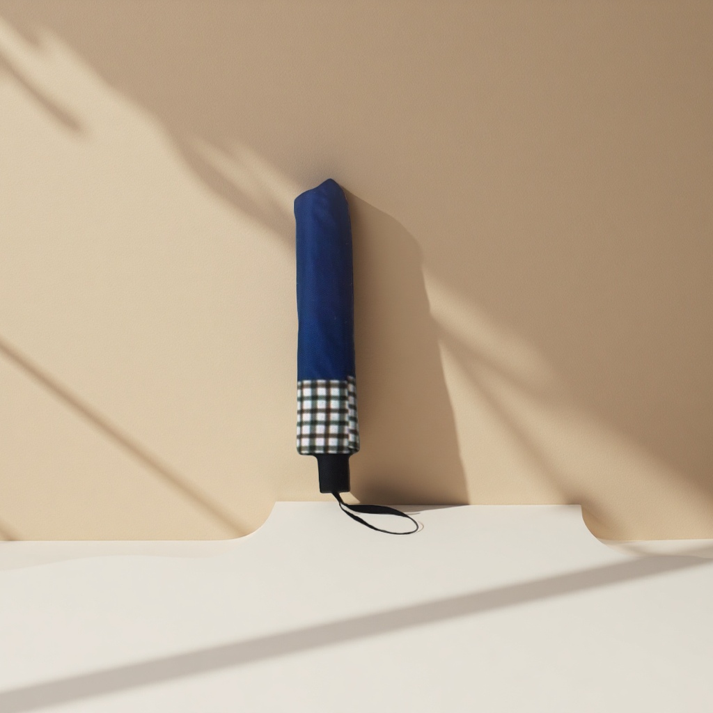 Blue all-weather automatic umbrella, waterproof, sun-proof, lightweight and foldable umbrella Application Scenario