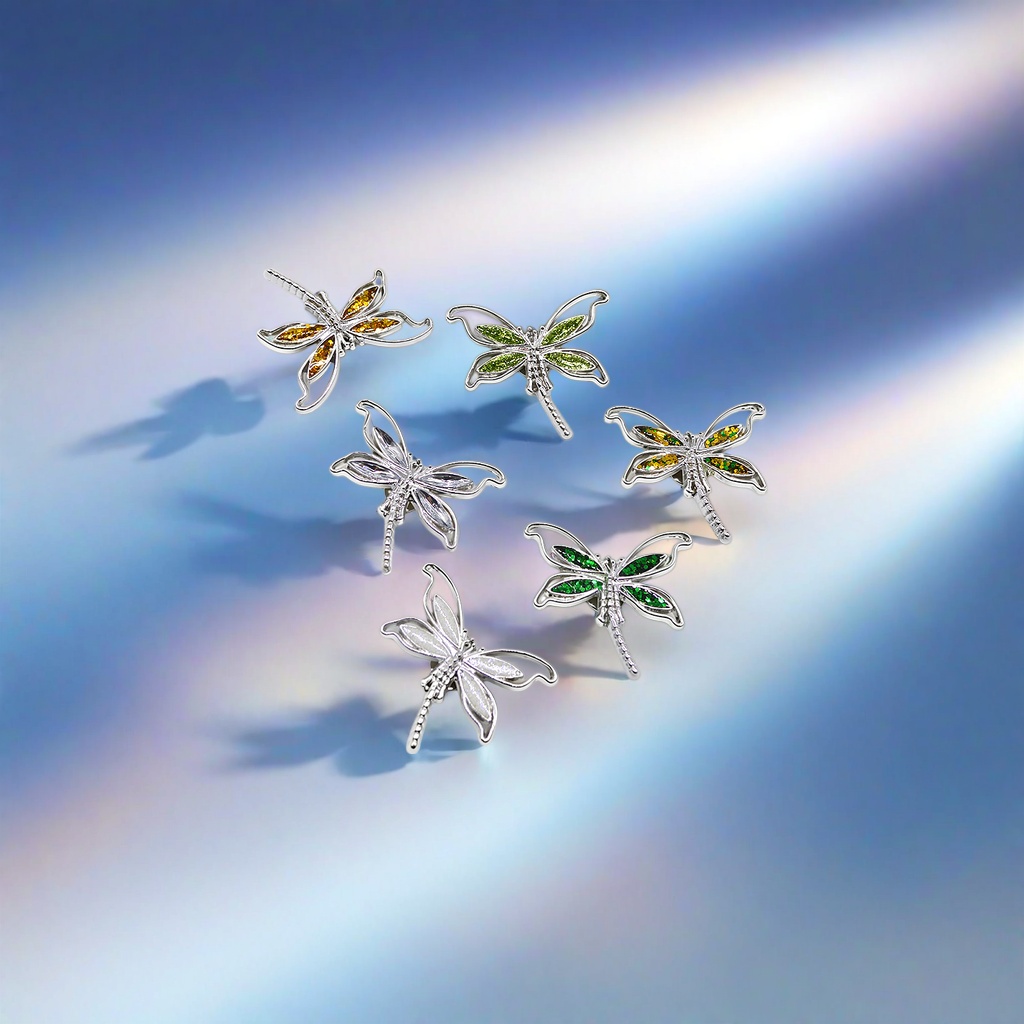 diy dragonfly plastic shoe buckle decoration plastic diy accessory Specification image