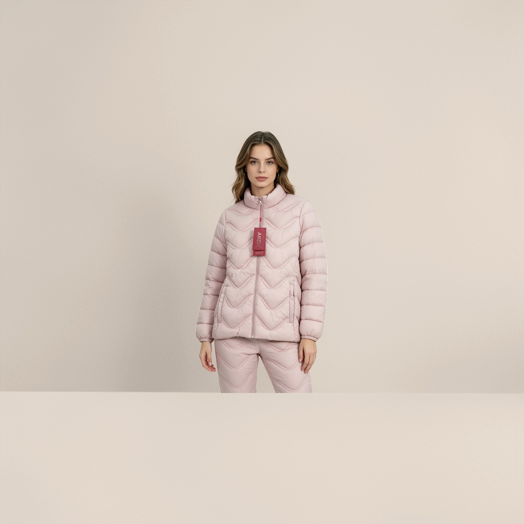 Women's down cotton-padded jacket is fashionable, casual and warm