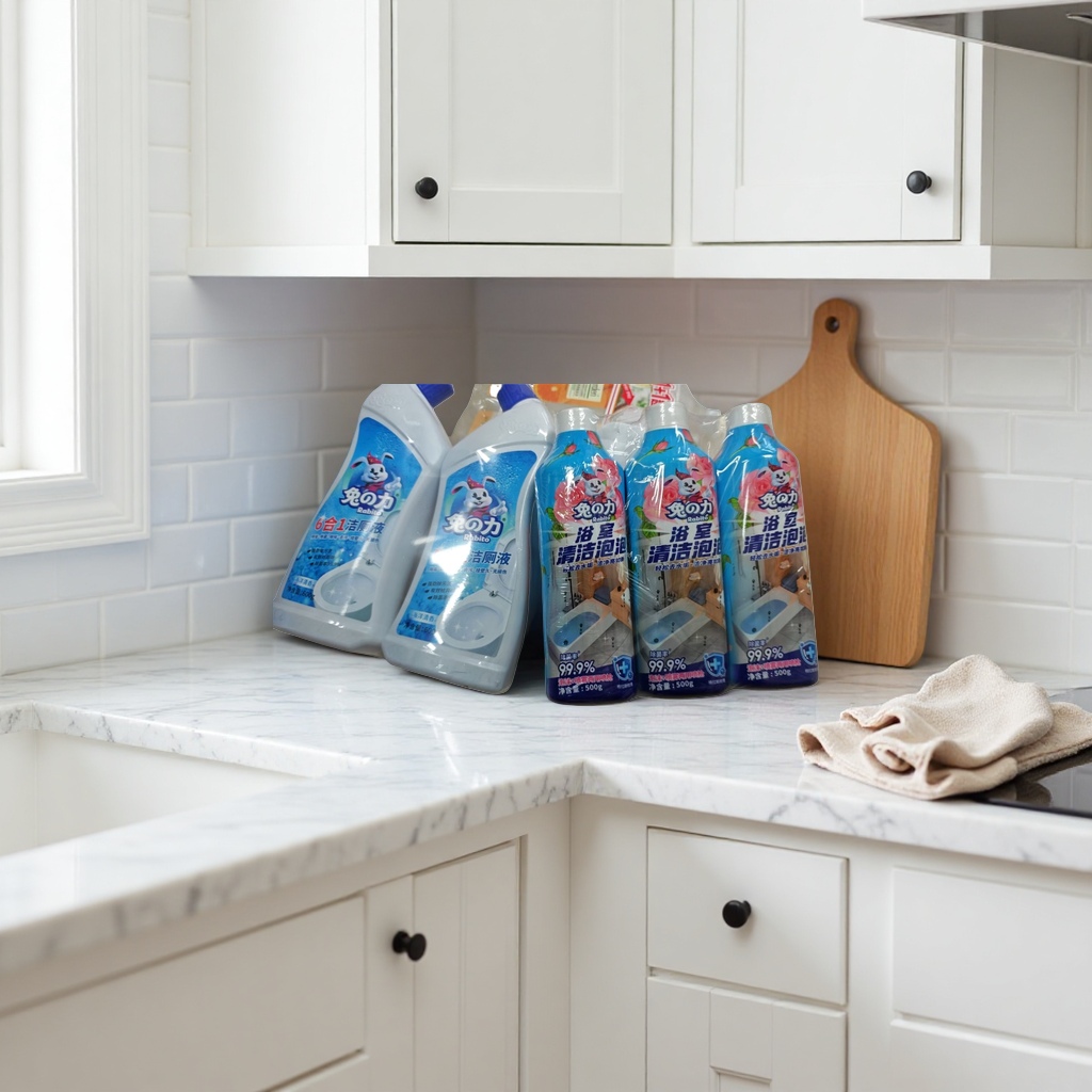 Rabbit Power Blue Bottle Toilet Cleaner and bathroom Bubble two-in-one Specification image