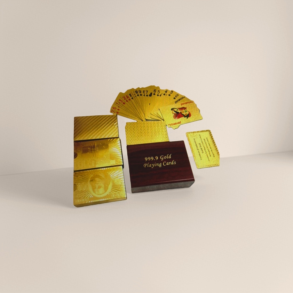 金色扑克牌产品图