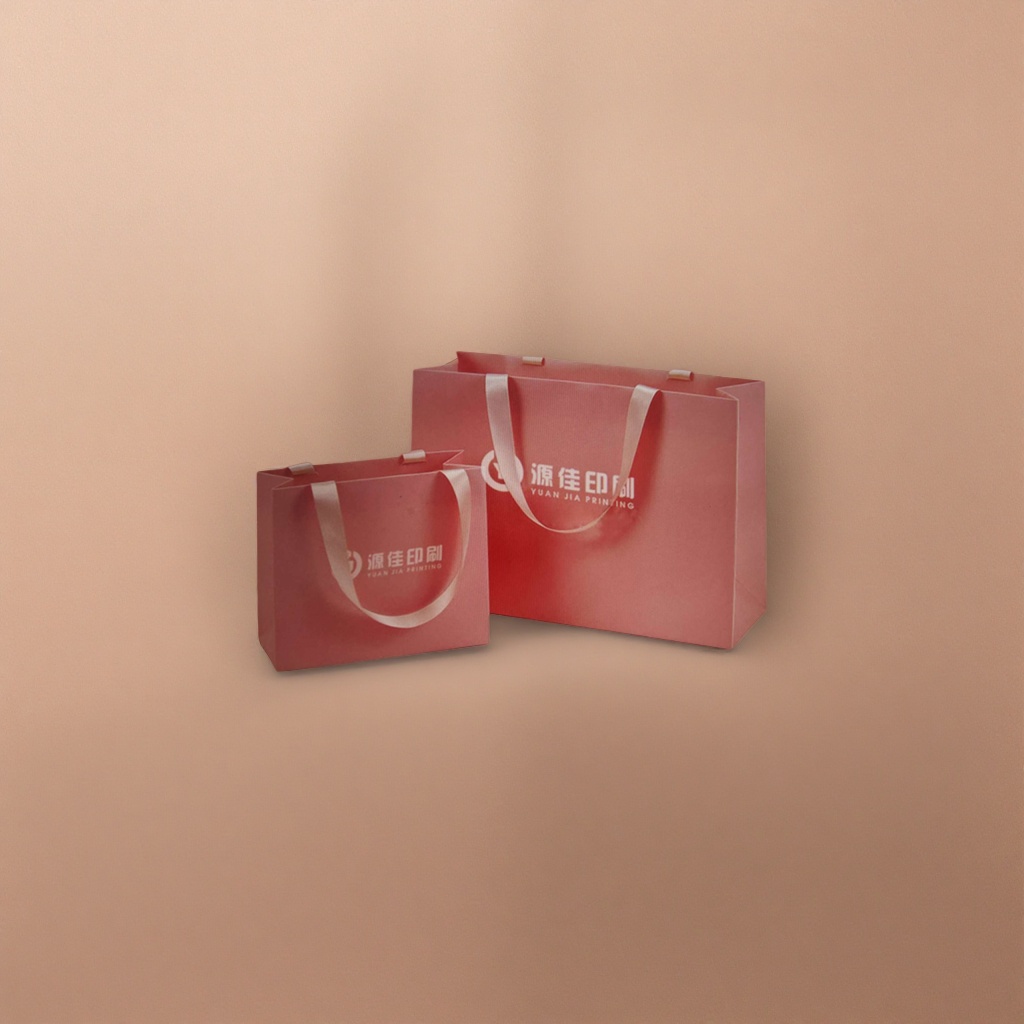 Red handbag, large-capacity eco-friendly shopping bag, foldable portable gift packaging bag Application Scenario