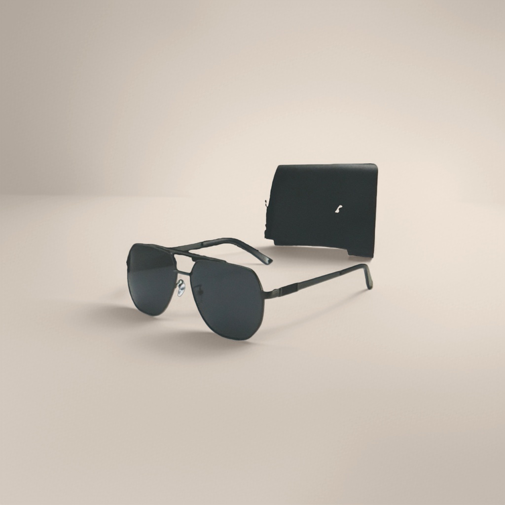 黑色太阳镜 时尚偏光墨镜男女通用防紫外线 sunglasses