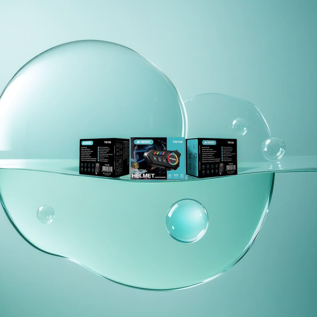 The black helmet wireless headphones are equipped with colorful ring-shaped buttons for volume up and down