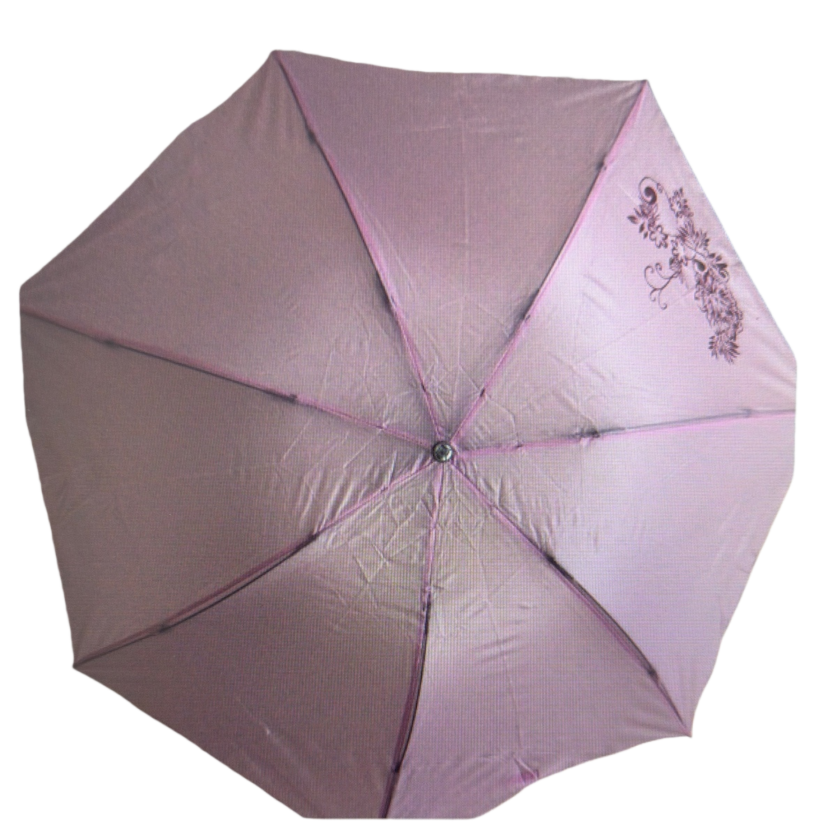 粉色雨伞白底实物图
