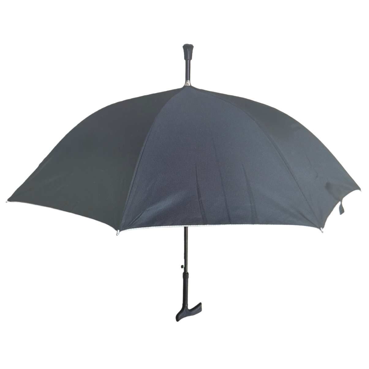 黑色雨伞白底实物图
