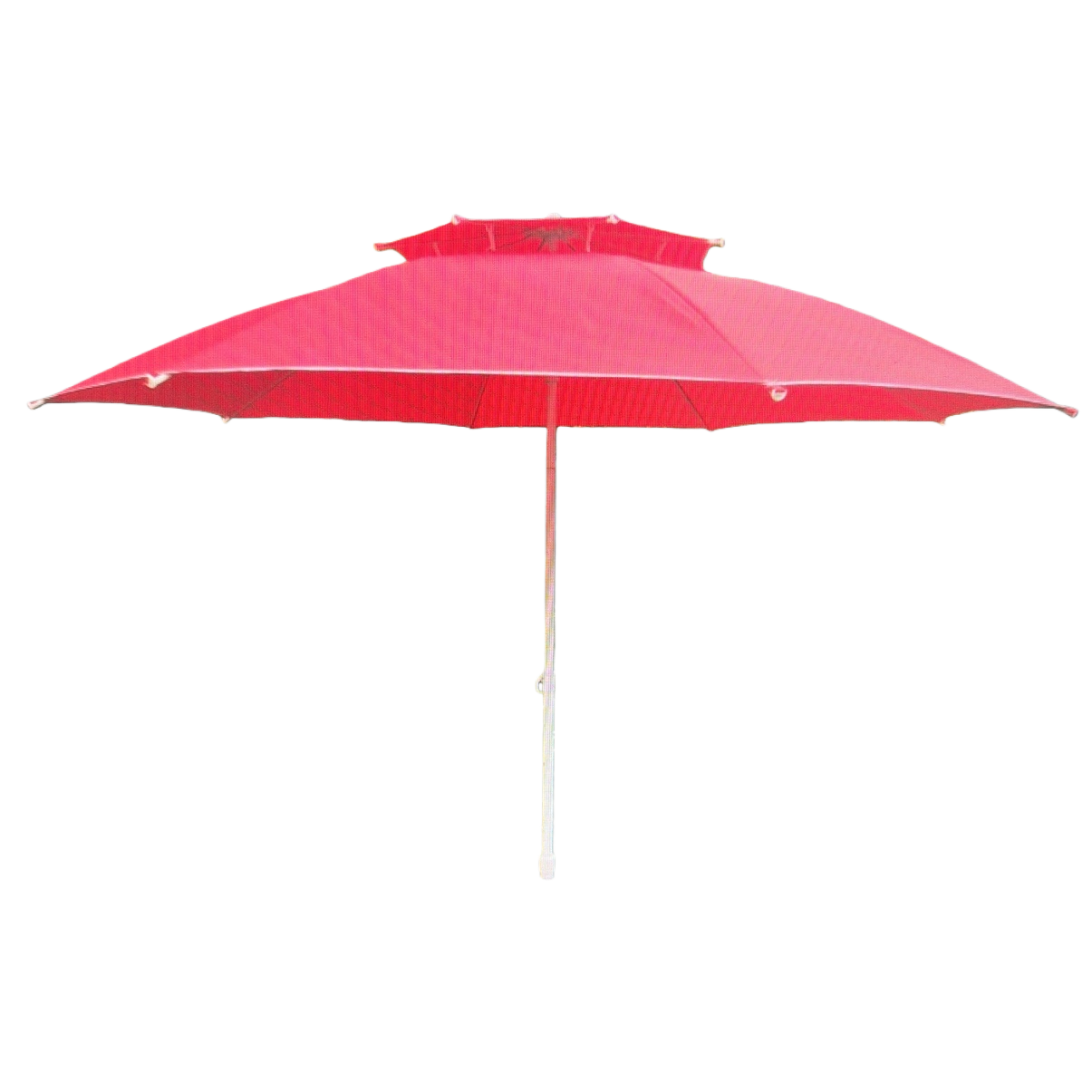 Red double-layer sun umbrella, suitable for both sunny and rainy days, provides sun protection and UV protection, thickened, portable and automatically opens and closes Item Picture