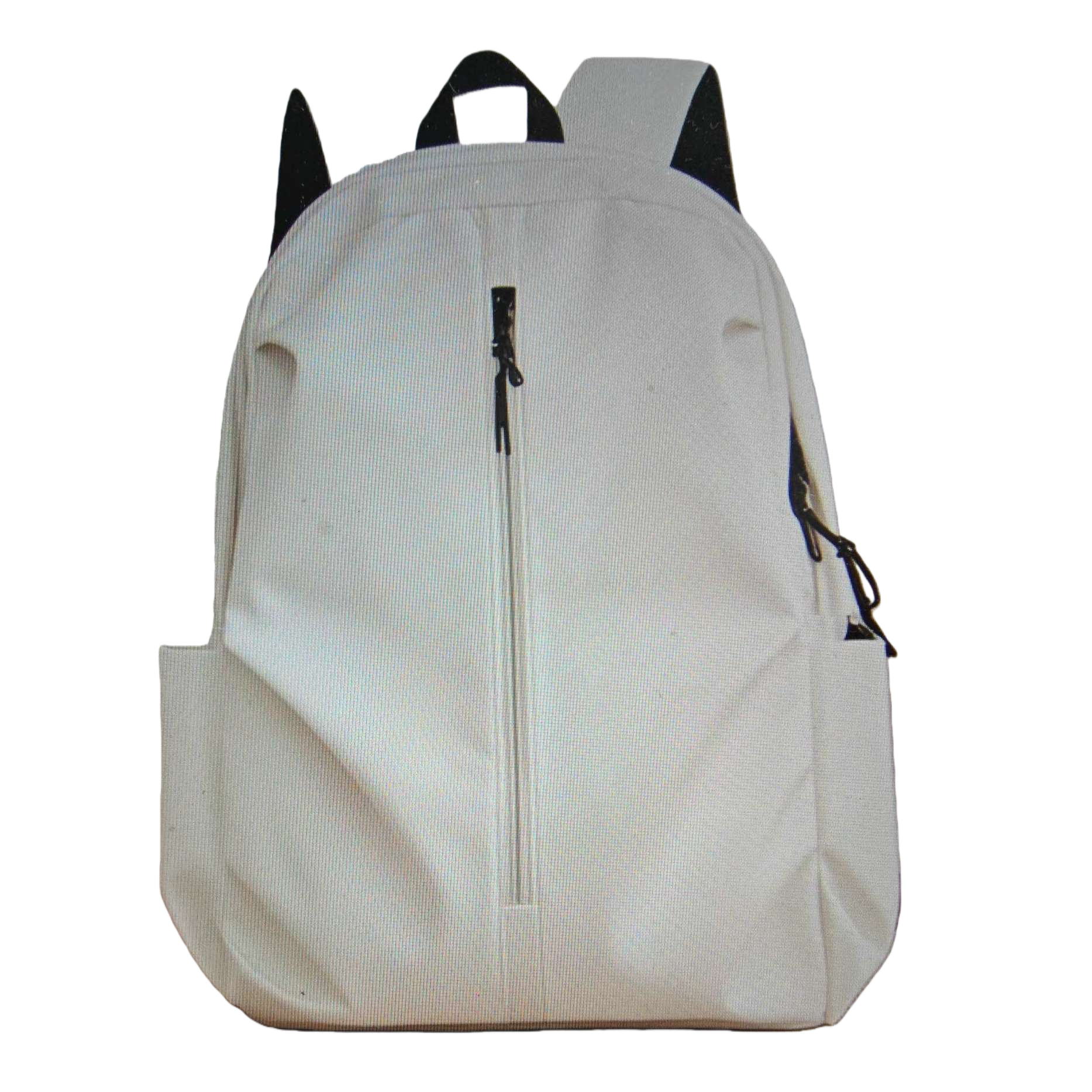 This white, simple and fashionable backpack is lightweight and has a large capacity for casual commuting Item Picture