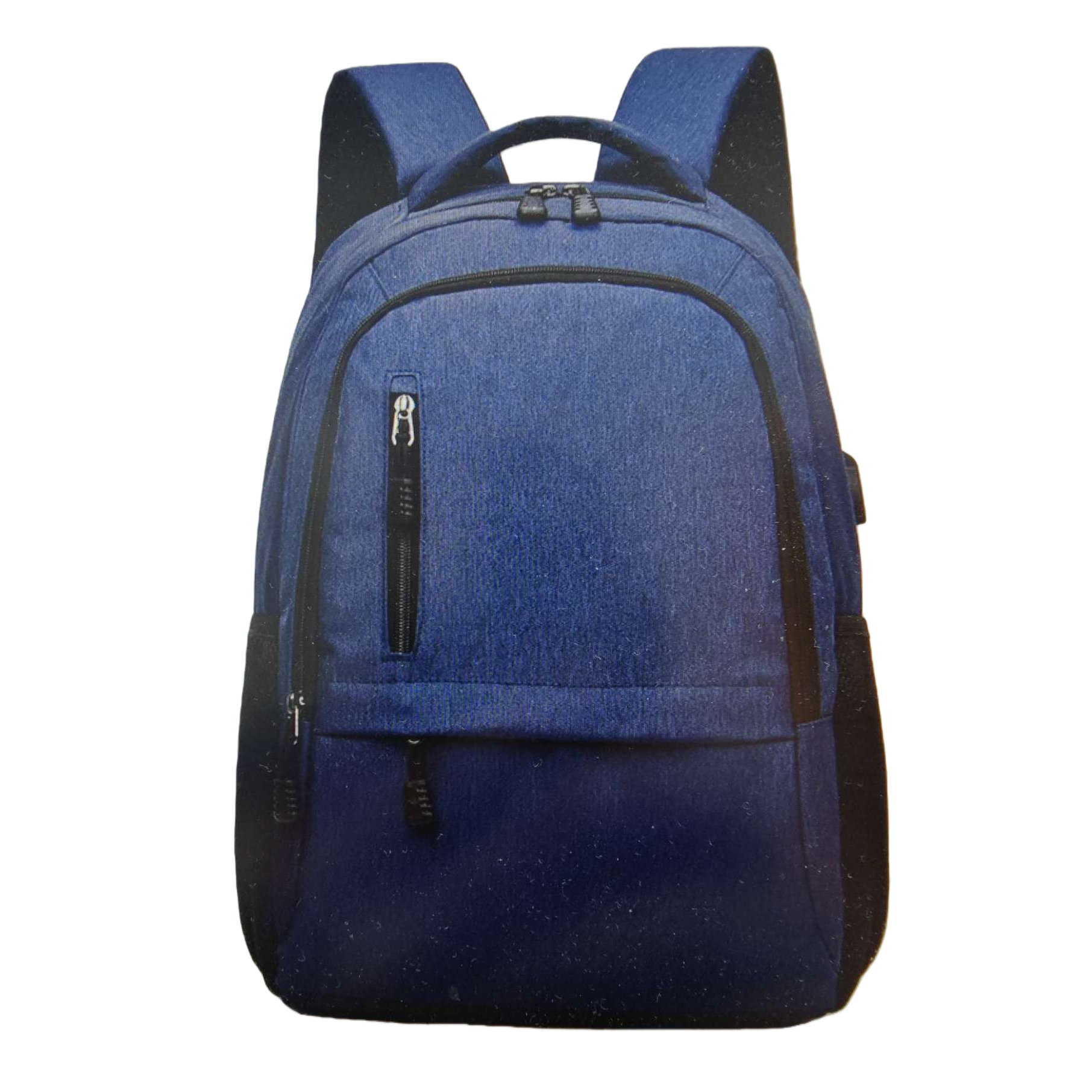 The blue backpack is a lightweight and large-capacity student commuting travel backpack Item Picture
