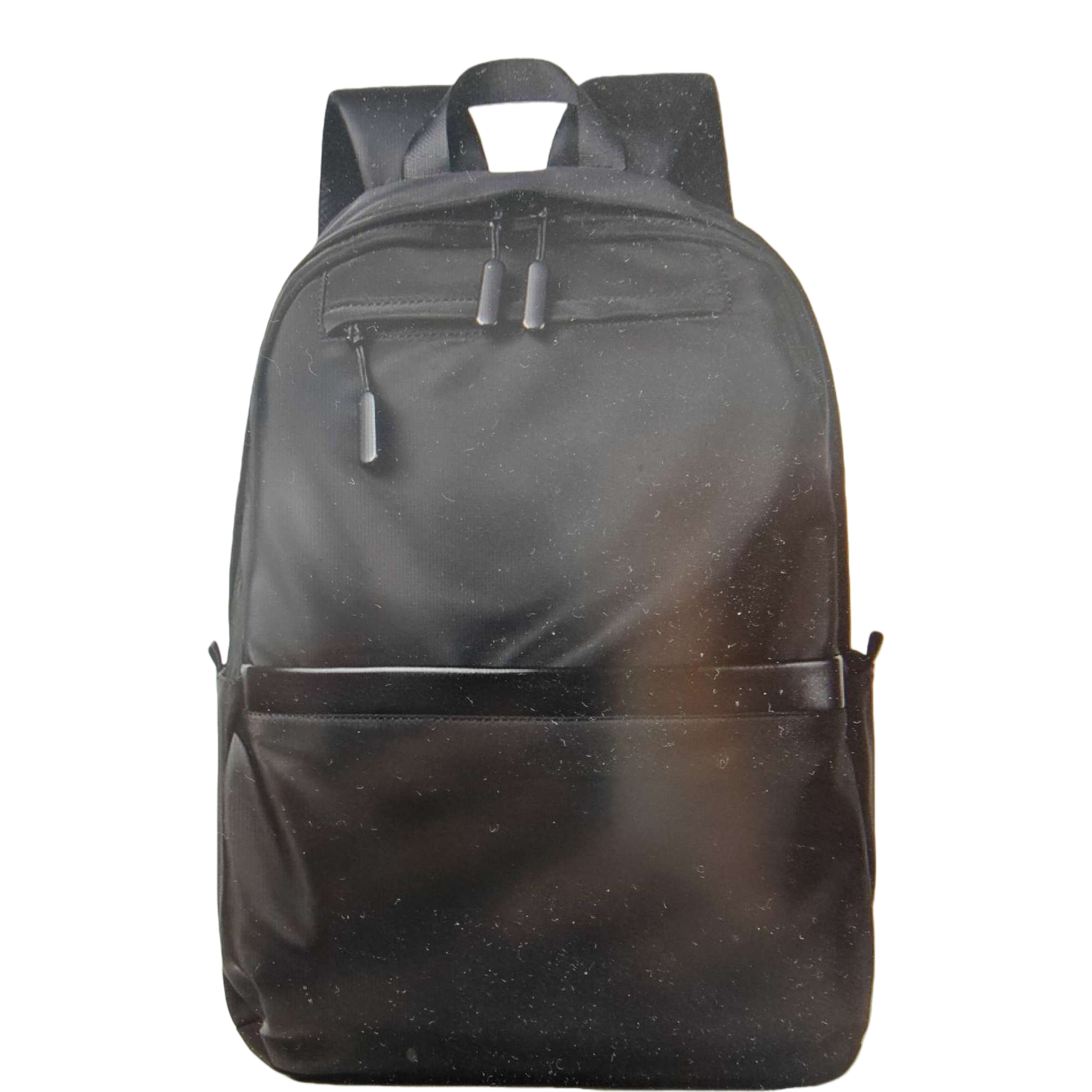 Black backpack, nylon waterproof, simple business and casual backpack for commuting Item Picture