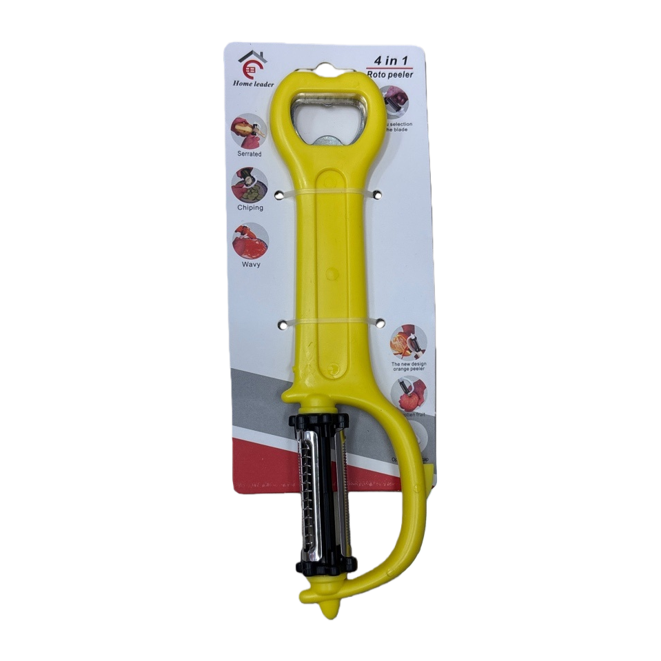 Multi-functional peeler, bottle opener and three-blade head four-in-one P-type peeler Application Scenario