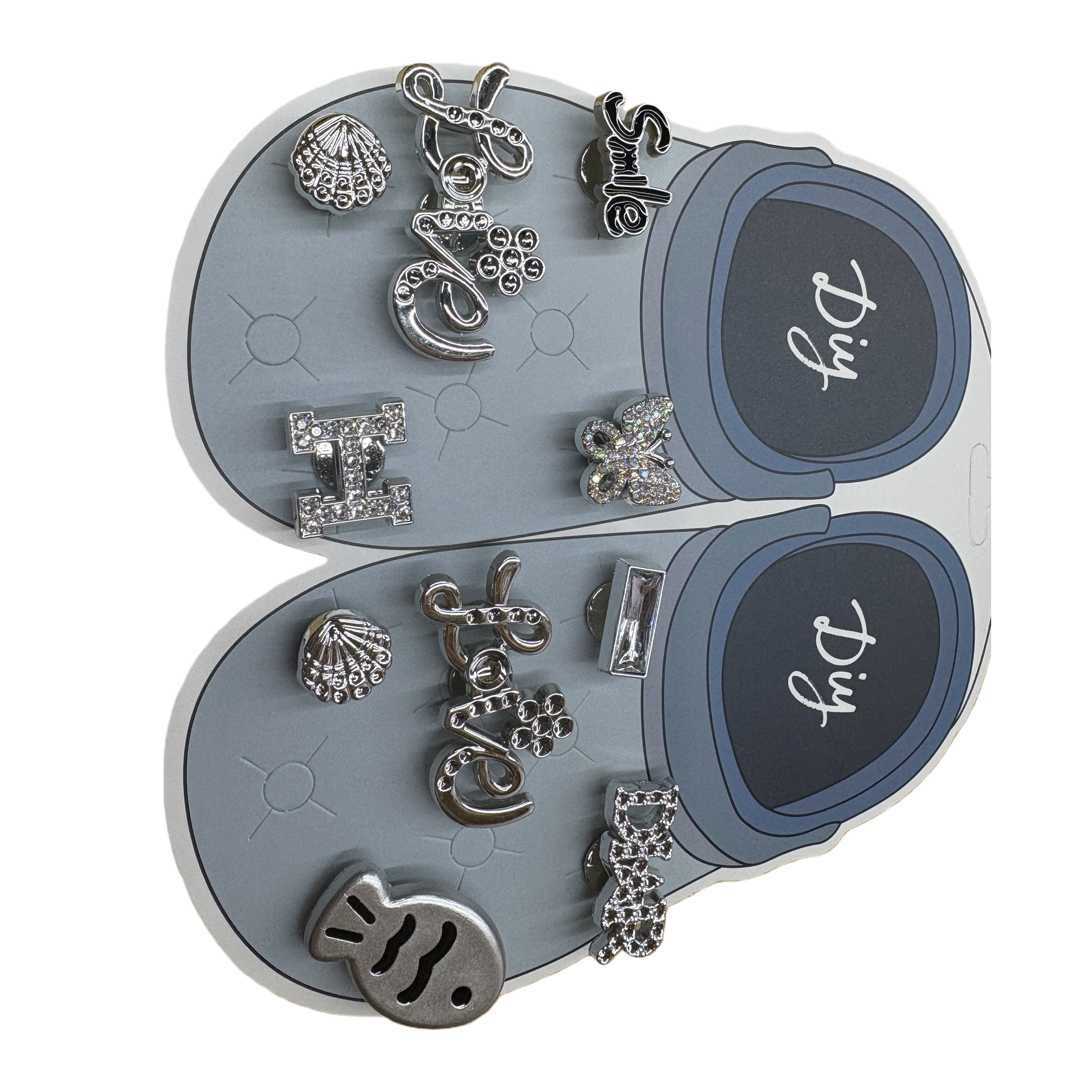 Crocs shoe buckle and flower decoration set accessories diy decoration set accessories Item Picture