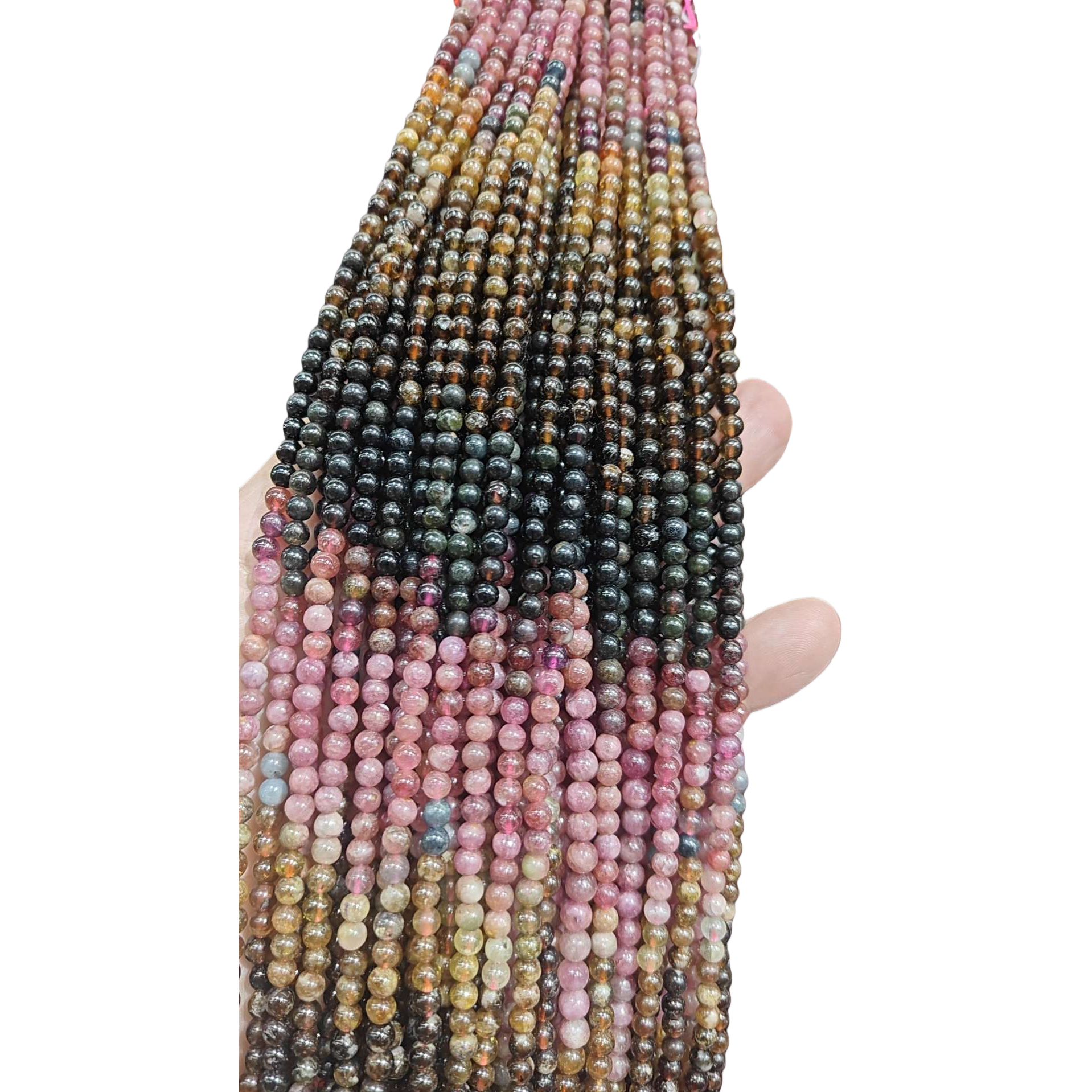 Colorful bead string handmade DIY jewelry materials, multi-color mixed and matched creative bracelet and necklace accessories Item Picture