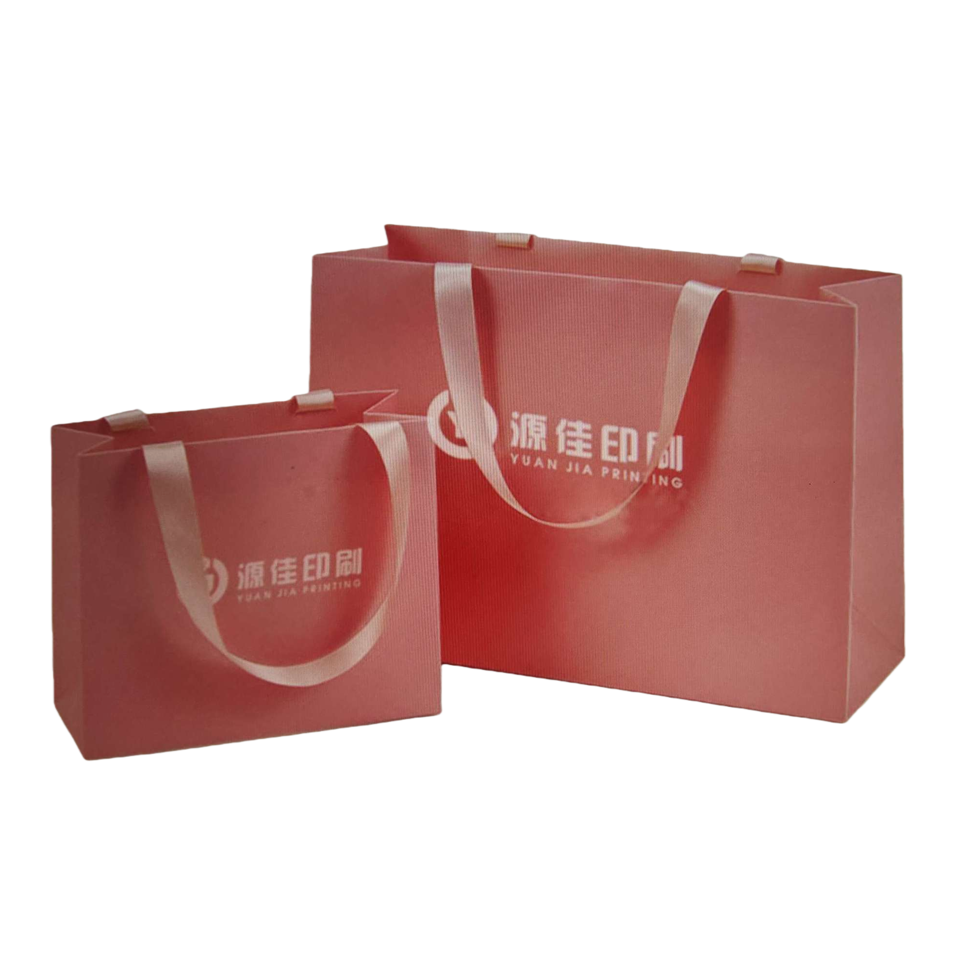 Red handbag, large-capacity eco-friendly shopping bag, foldable portable gift packaging bag Item Picture