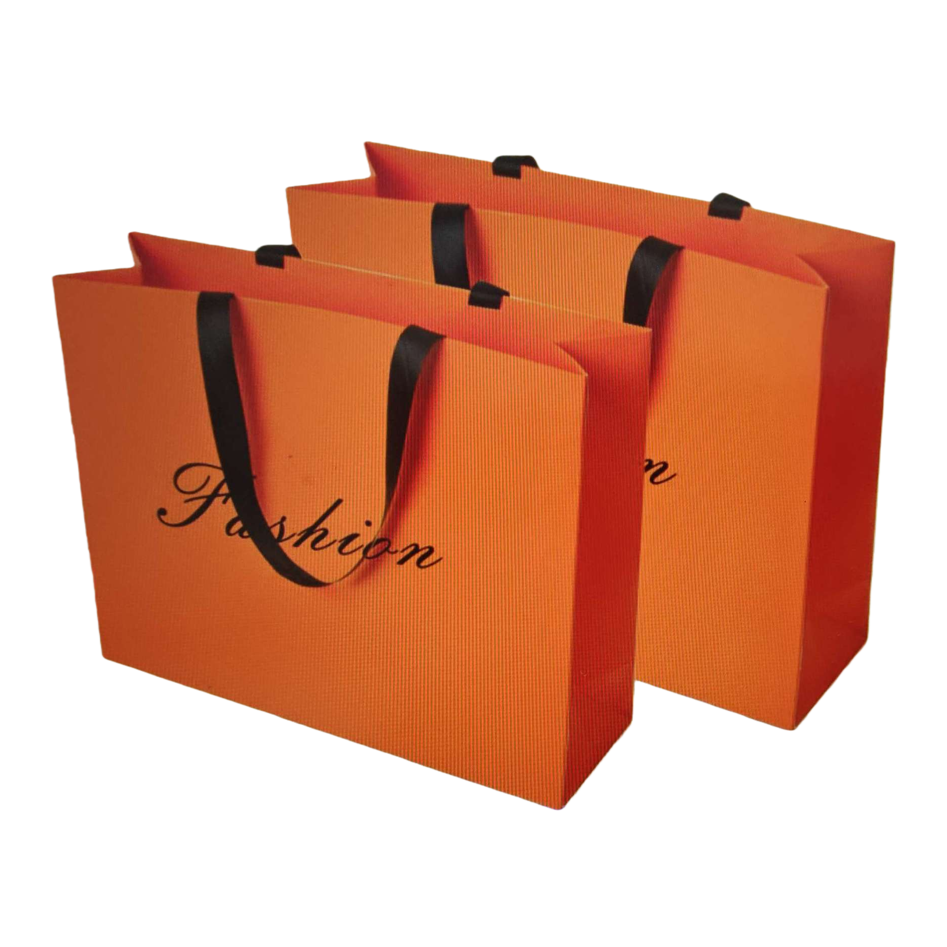 Orange handbag, large-capacity, simple, fashionable and eco-friendly shopping bag Item Picture