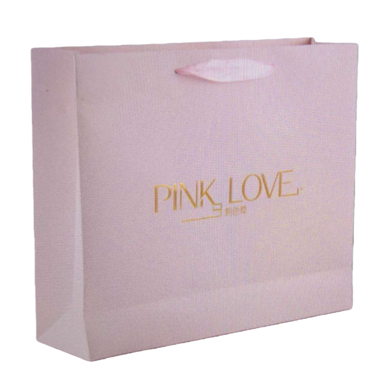 Pink handbag, simple, fashionable, eco-friendly shopping bag, large-capacity portable gift packaging bag Item Picture