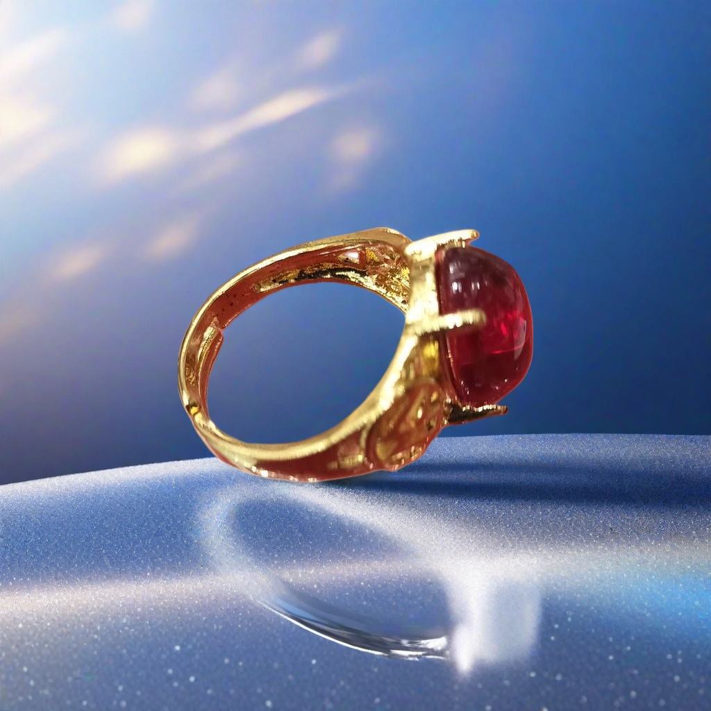 A simple, fashionable and versatile gold ring for women, a pure silver gold-plated ring for ladies' accessories Application Scenario