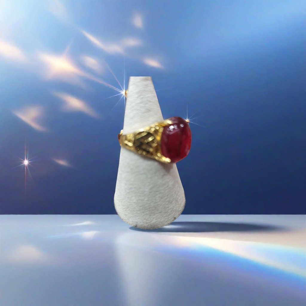 A simple, fashionable and versatile gold ring for women, a pure silver gold-plated ring for ladies' accessories Specification image