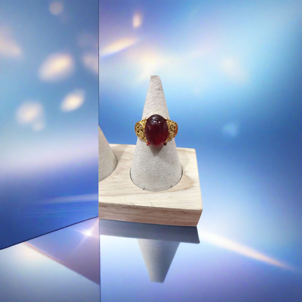 A simple, fashionable and versatile gold ring for women, a pure silver gold-plated ring for ladies' accessories