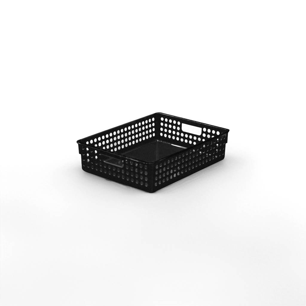 黑色镂空收纳篮产品图