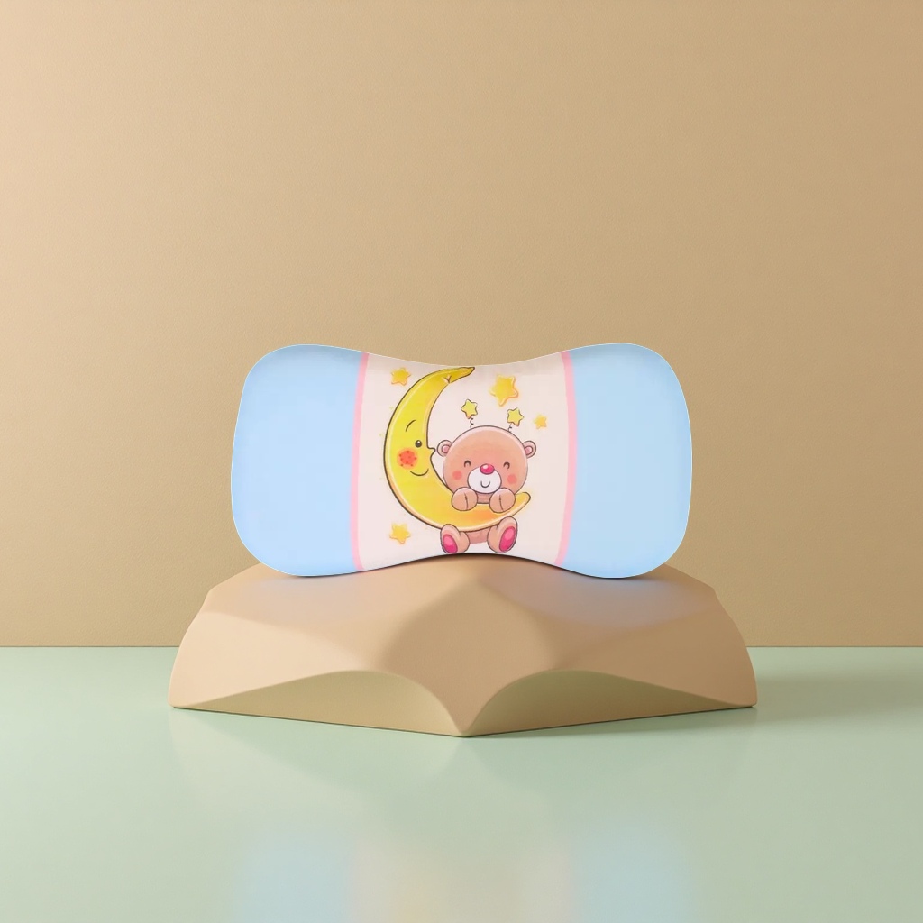 Baby pillow, a breathable memory foam baby shaping pillow specially designed for mother and baby