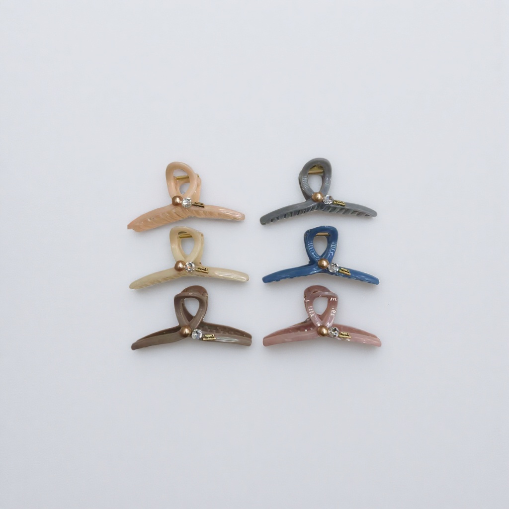 Colorful hair clips, children's anti-slip silicone clips, multi-color combination set, suitable for daily hair tying details Picture